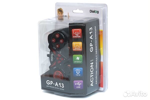 Геймпад проводной Dialog GP-A13