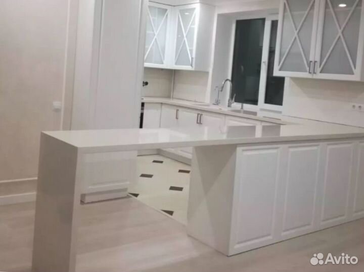 Столешница для кухни каменная Staron Metal 340х60