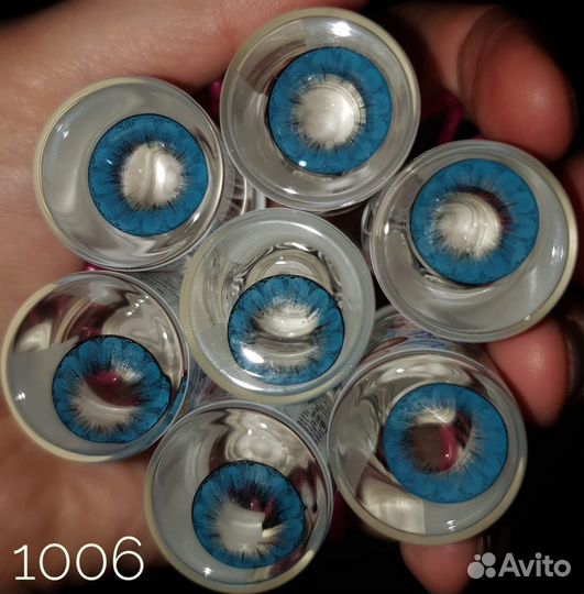 Цветные контактные линзы для глаз