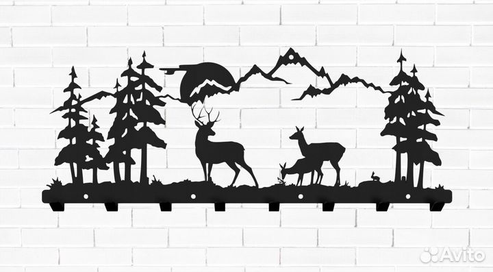 Вешалка настенная