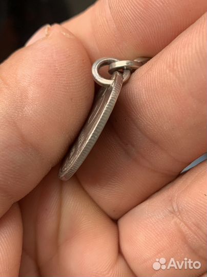 Монета 5 копеек 1981 год. Белый металл