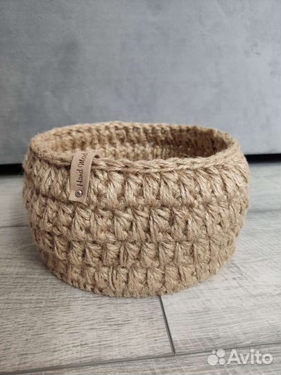 Корзина из джута