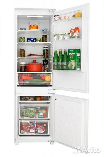 Встраиваемый холодильник Hiberg rfcb-300 NFW Новый