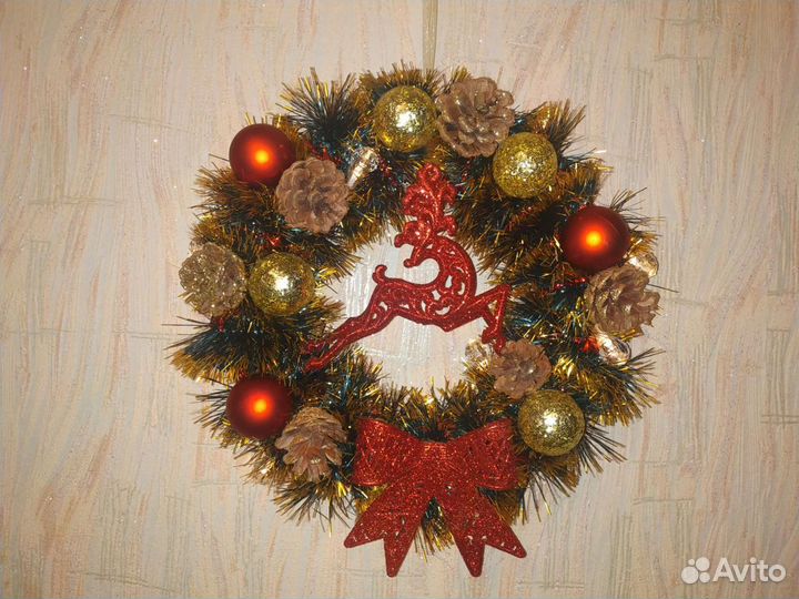 Рождественские веночки на заказ