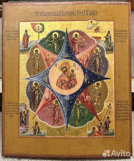 Икона Богородицы Неопалимая Купина Состояние