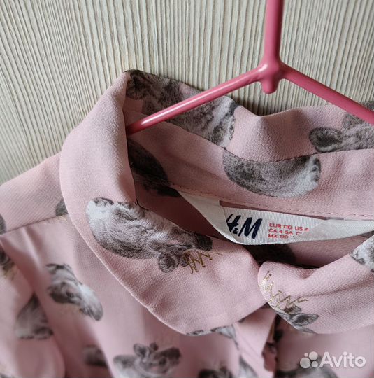 Рубашка для девочки, 110