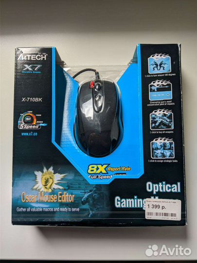 Игровая мышь x7 a4tech