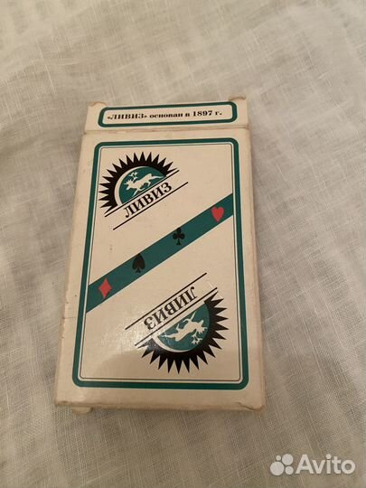 Игральные карты Ливиз Сувенирные, 2000