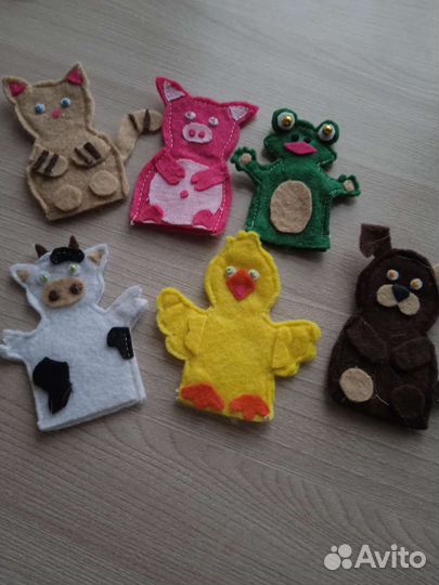 Игрушки животные для кукольного театра