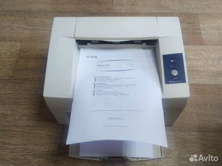 Принтер лазерный xerox 3117