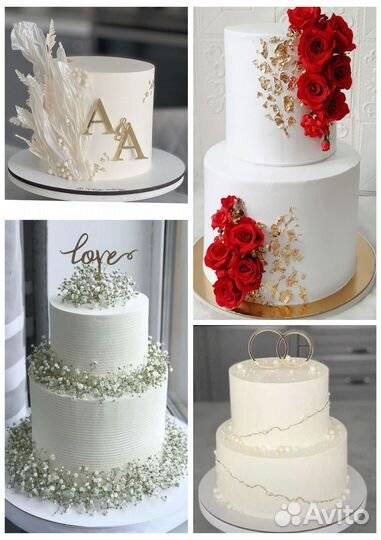 Торты на заказ, свадебные, корпоративные, детские