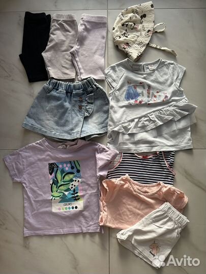Пакет вещей на девочку 98 104