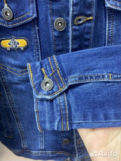 Джинсовая куртка 140 для мальчика Playtodsy