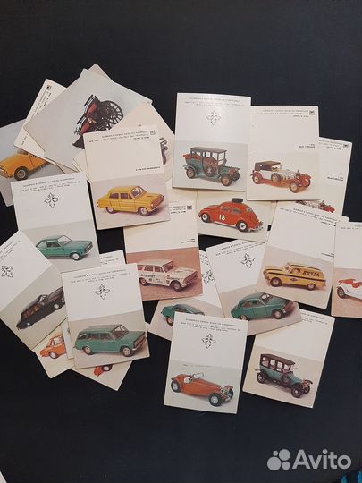 Открытки машинки СССР, 25 шт., цена за все