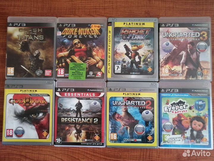 Игры для ps3, ps4, ps2, psp