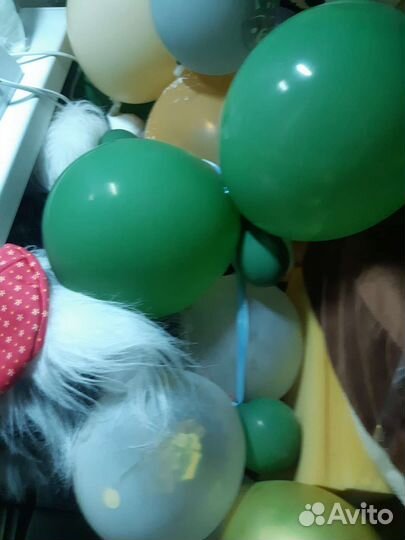 Гирлянда и цифра на день рождения