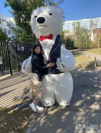 Поздравление от Белого Медведя, Большой мишка Умка