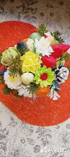 Букет цветов из мыла