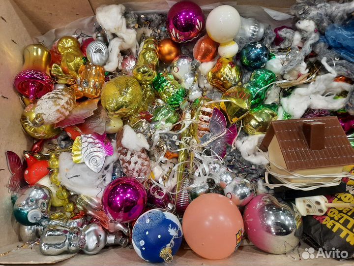 Елочные игрушки украшения СССР