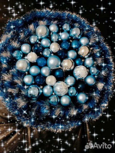 Новогоднии игрушки украшения на елкиу