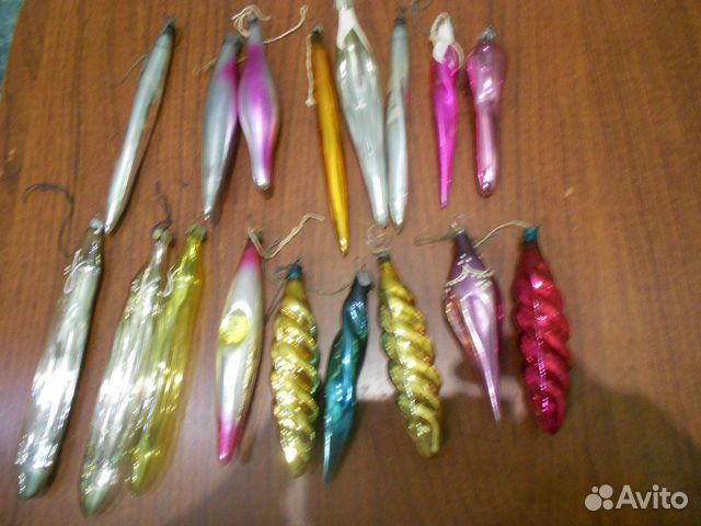 Елочные игрушки СССР Сосульки