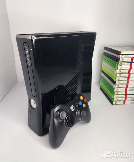 Xbox 360 250 gb прошитый с дисками