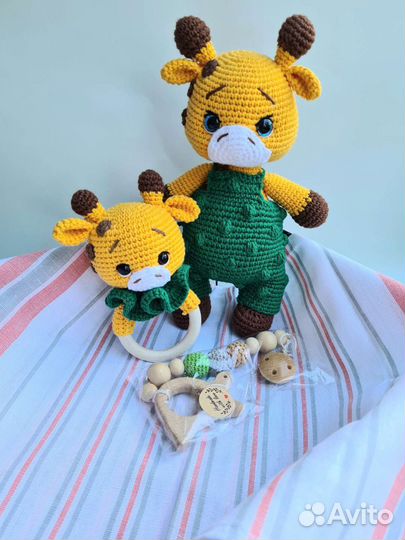 Вязаный набор для малыша Игрушка жираф