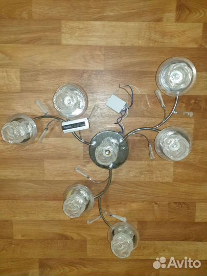 Люстра потолочная бу