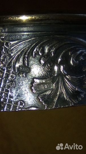 Ваза хрусталь серебро СССР. Родная этикетка