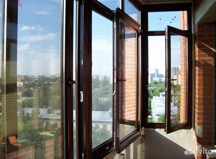 Окна пластиковые пвх, остекление балконов