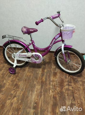Велосипед детский двухколесный, zigzag girl 16