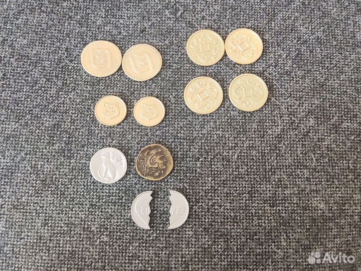 Монеты магнит