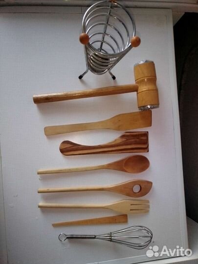 Набор лопаток для кухни + молоток + венчик