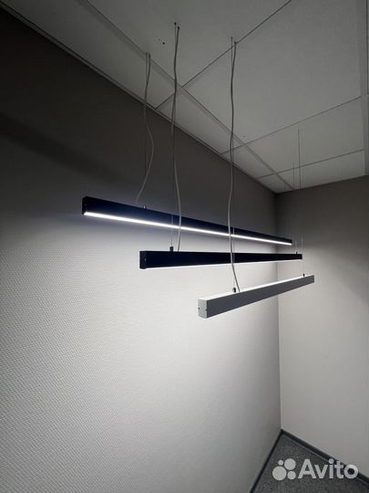 Линейный светодиодный светильник 1200мм, 1000мм