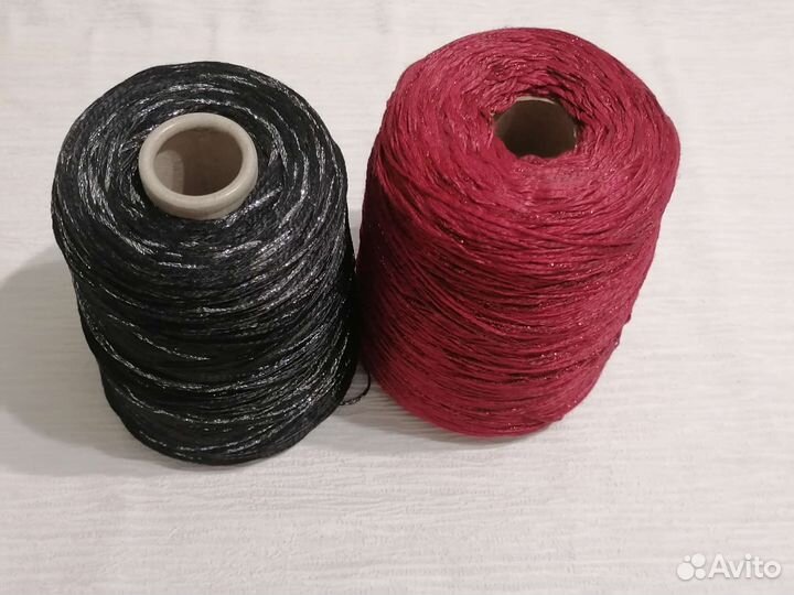 Итальянская пряжа вискоза с люрексом