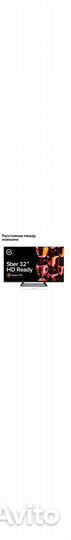Телевизор Sber SDX-32H2128 на гарантии