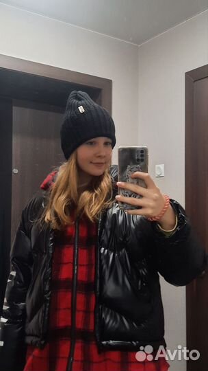 Шапка женская вязаная ручная работа