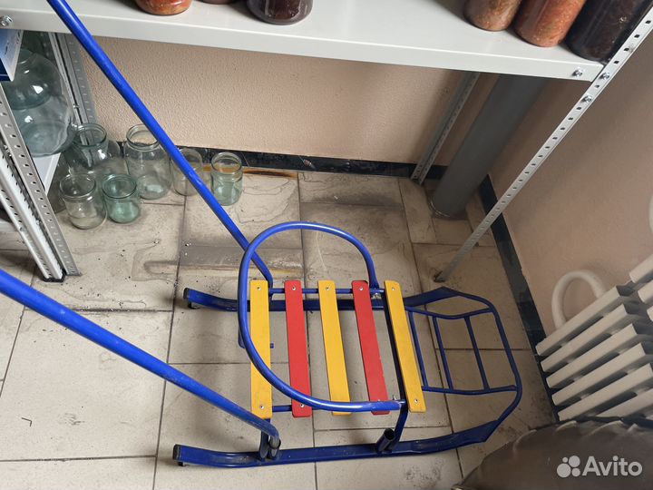 Детские санки на колесах