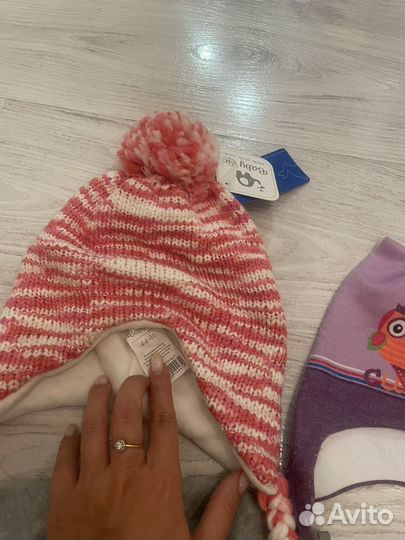Шапка шлем и другие шапки для девочки