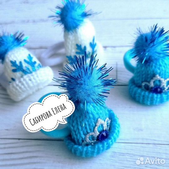 Резиночки - шапочки / зажим - локоны