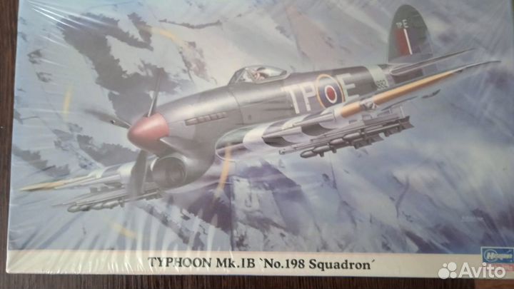 Сборная модель самолета 1:48 Hasegawa Typhoon