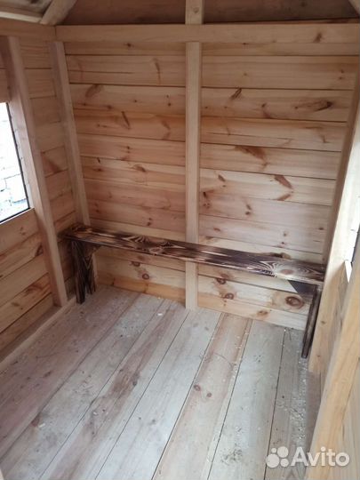 Детский игровой деревянный домик