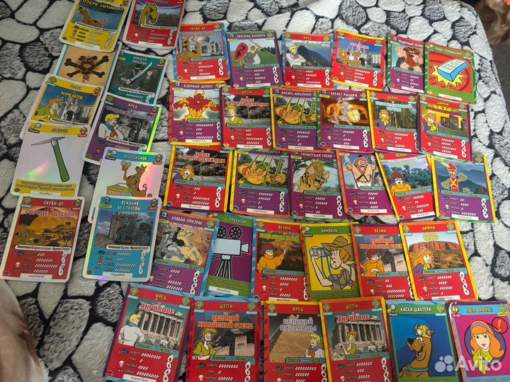 Карточки скуби ду