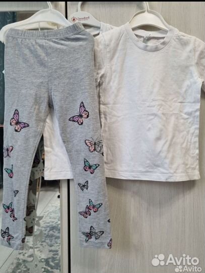 Детская одежда для девочек пакетом 104 110 116
