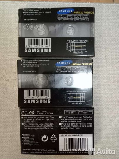 Аудио кассеты новые Корея