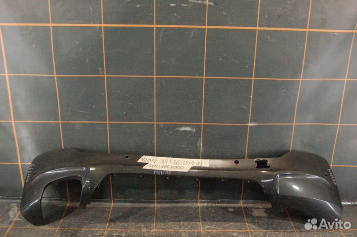 Спойлер бампера заднего(M-Perfomance) - BMW X4 F26