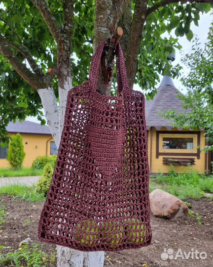 Сумка авоська ручной работы