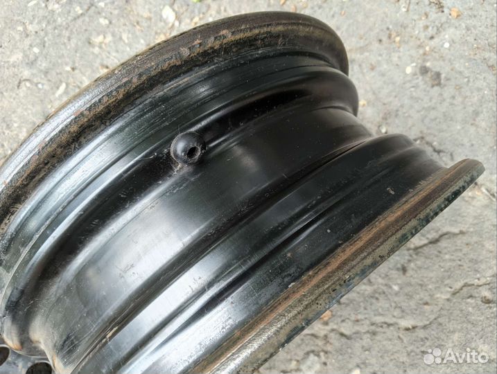 Диски штампованные R14 черные комплект 4 штуки