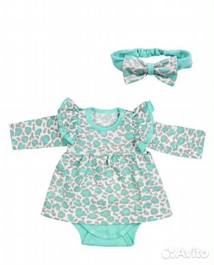 Платье боди для девочки 80