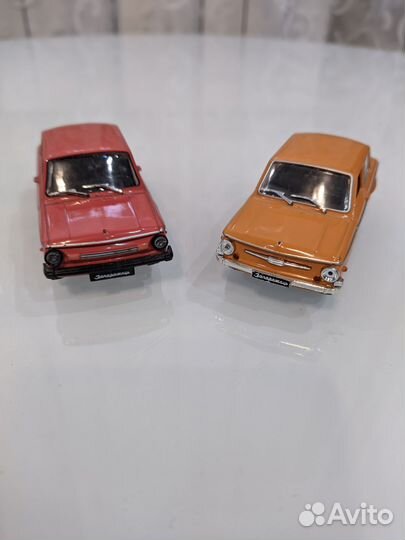 Модель автомобиля заз 968М в 43 масштабе
